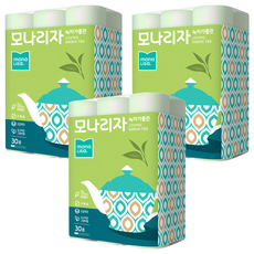 mona lisa. 綠茶三層捲筒衛生紙 Set 30捲, 25m, 3袋