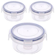 KEYWAY 天廚圓型保鮮盒, 3個, 單件