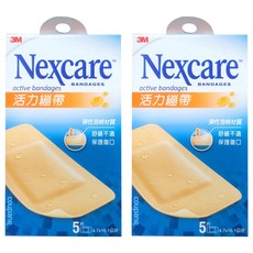 3M Nexcare 活力繃帶 膝蓋與手肘專用, 5片, 2盒