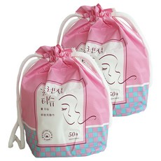 HER MOST 卸妝洗臉巾 捲筒式 20 x 20cm, 50入, 2包