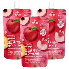 sugarlolo 蒟蒻果凍飲 水蜜桃&李子口味, 150g, 3個