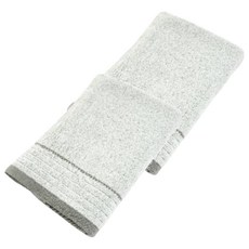 SHING LONG TEXTILE 台灣興隆毛巾 炭極簡奈米銀竹炭浴巾 430g 綿紗 + 聚酯纖維, 灰色, 2條