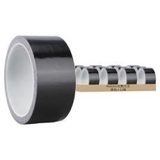 Reddot 紅點生活 超黏強韌好撕防水大力膠帶, 黑色, 12捲