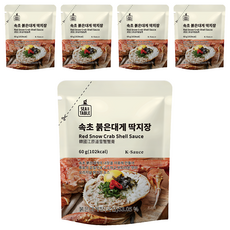 SEATABLE 韓國江原道雪蟹蟹膏, 60g, 5包