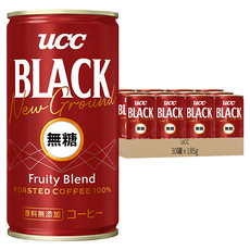 ucc 赤 濃醇無糖咖啡, 185g, 30罐