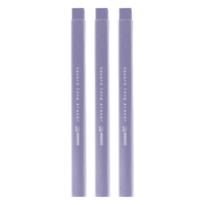 sun-star square long eraser 大小角度方形長條橡皮擦 14.5 x 1.1 x 1.1cm 21g, 海軍藍, 3個