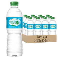 Tamsaa Basics 礦泉水, 500ml, 20瓶