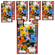 Iwako 造型積木橡皮擦，日本製造, 動物積木, 6組