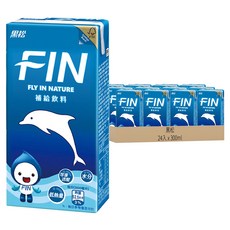 黑松 FIN 補給飲料, 補充水分及電解質, 等滲透壓設計, 低熱量, 24入, 300ml