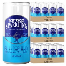 Tamsaa 原味氣泡水, 190ml, 90罐