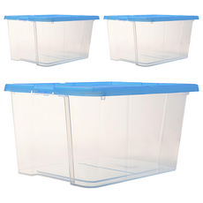 KEYWAY 聯府 常用收納盒 CR-814 顏色隨機 14L 塑膠收納箱, 3個