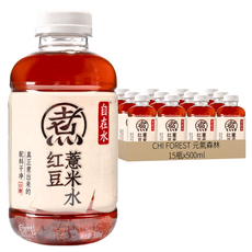 CHI FOREST 元氣森林 自在水 紅豆薏仁水, 500ml, 15瓶