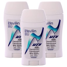 LaVILIn 蘭味蓮 48小時持久腋下體香棒 男性專用, 3個, 60ml