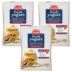 EasiYo 希臘優格粉 百香果口味, 紐西蘭原裝進口, 含乳酸菌, 230g, 1入, 3包