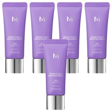 MISSHA 完美遮瑕BB霜 SPF50+ PA++++ NO.23 自然色 20ml 台灣公司貨, 5條