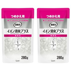 ST 雞仔牌 消臭力 部屋離子機能PLUS消臭力 無香料 補充包 280g, 2包