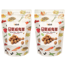 元氣家 烘焙蜜汁夏威夷果, 低溫烘焙保留營養成分, 口感香脆, 無防腐劑, 200g, 2包