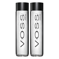 VOSS 芙絲 挪威氣泡礦泉水, 香檳級綿密氣泡 玻璃瓶裝 800ml, 375ml, 2瓶