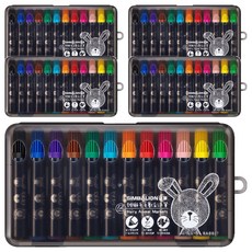 SIMBALION 雄獅 毛毛獸彩色筆, 黑色握柄, 5盒