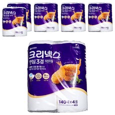 Kleenex 舒潔 安心三層捲筒式廚房紙巾 140張, 4捲, 6袋