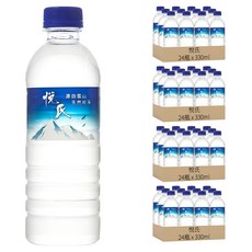 悅氏 礦泉水 隨手瓶, 水源來自雪山山脈，水質純淨，富含礦物質, 330ml, 96瓶