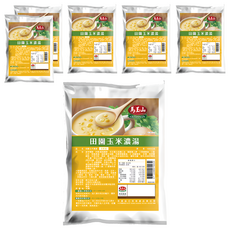 馬玉山 田園玉米濃湯, 1kg, 6個