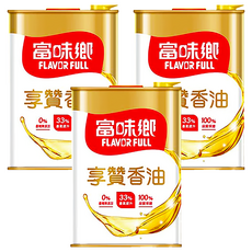 富味鄉 香油 鐵桶, 3L, 3桶