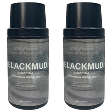 韓國 LINDSAY re:natural 黑泥軟膜粉300g 深層清潔毛孔 平衡油脂 展現透亮光澤, 1入, 2罐