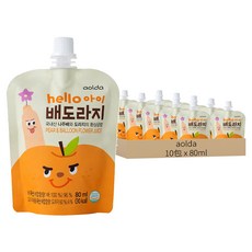 aolda Hello Baby 水梨桔梗汁 Set 韓國產 果汁含有率:98%, 10包, 80ml