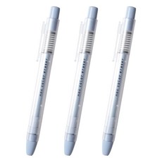 sun-star noc color eraser 按壓出芯橡皮擦, 附筆夾 橡皮擦芯直徑5mm 雙層結構筆身, 天空, 3個