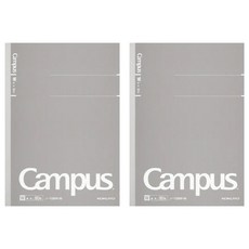 KOKUYO Campus 大人筆記本空白 80枚, A51912, 2本