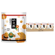 旺旺 無聊派仙貝酥大小酥雙享組合包, 238g, 12袋