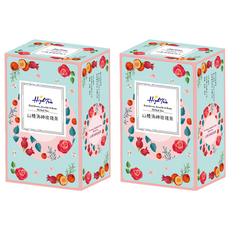 High Tea 伂橙 漢方系列 山楂洛神玫瑰茶, 5g, 8包, 2盒