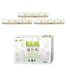 蒲公英 環保擦手紙 200抽/包 100%再生紙製造, 200張, 60包