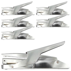 KW-triO 堡勝企業 05160CP 訂書機, 冷軋鋼板聚乙烯材質, 鍍銀, 6個