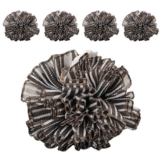 KEYTOSS 詰朵斯 S.Cafe環保咖啡紗 去角質沐浴球, 速乾防臭, 咖啡色, 5個, 1入