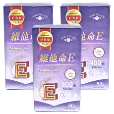 優之安 維他命E軟膠囊食品, 50顆, 3瓶