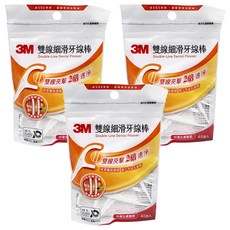 3M 雙線細滑牙線棒 ECO新版, 45支, 3包