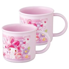 Skater 可微波手把馬克杯 Sanrio 三麗鷗聯名款, 美樂蒂款, 2個