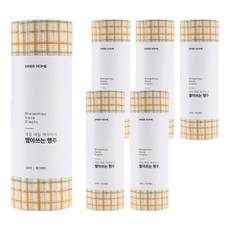 INNER HOME 可重複使用抹布 250 x 300 mm, 40枚, 6捲