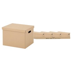 comet Home 收納紙箱, 20個, 咖啡色