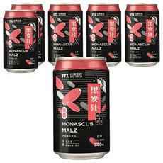 TTL 台酒生技 紅麴黑麥汁 非酒精性飲料 全素 330mL, 6罐