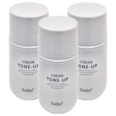 Sudee 素顏霜 50ml, 3瓶, 白色