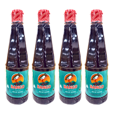 BANGO Kecap Manis 甜醬油/調味液 275ml｜道地印尼風味調味, 4瓶