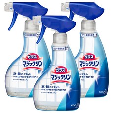 Kao 花王 Magiclean 魔術靈 玻璃亮光噴霧清潔劑 日本製造, 400ml, 3瓶
