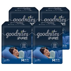 goodnites 褲型尿布 男童用 17~30kg, M, 80片