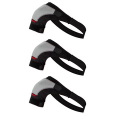 AOLIKES 奧力克斯 3D立體四點加壓可調式護肩 左肩, 黑色, 3個