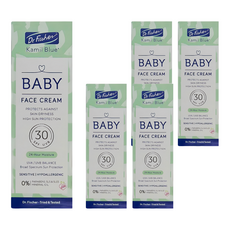 Dr.Fischer 費雪博士 Baby 嬰幼兒防曬保濕面霜 SPF30 24小時保濕, 75ml, 5盒