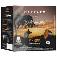CARRARO ETHIOPIA 衣索比亞 膠囊咖啡, 7g, 16顆, 1盒
