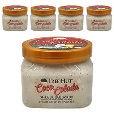 Tree Hut 樹上小屋 乳油木蜜糖身體磨砂膏 Coco Colada 510g, 5件